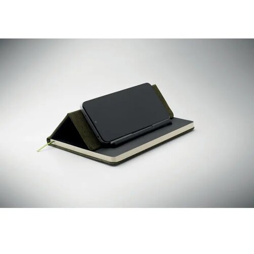 A5 notitieboek telefoonhouder Rinbook Groen