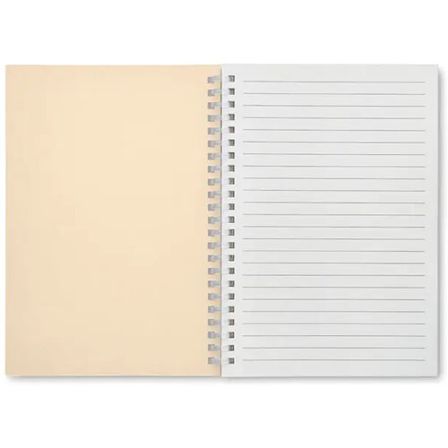 A5 notitieboek van gerecycled karton Recarnote Beige