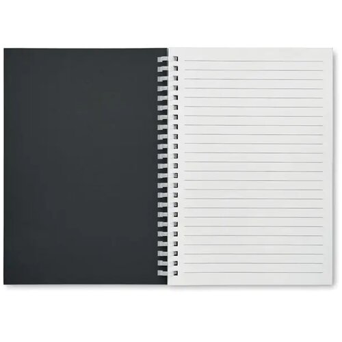 A5 notitieboek van gerecycled karton Recarnote Zwart