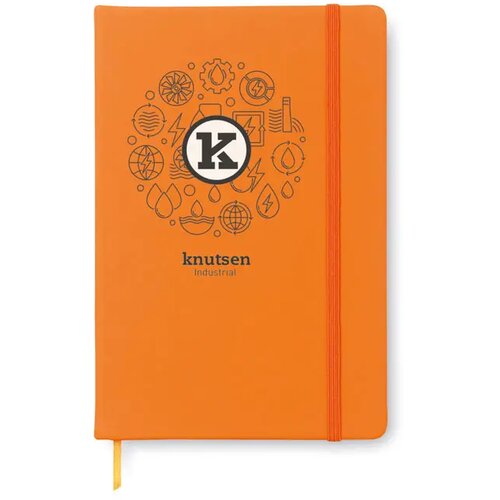 A5 gelinieerd notitieboek Arconot Oranje