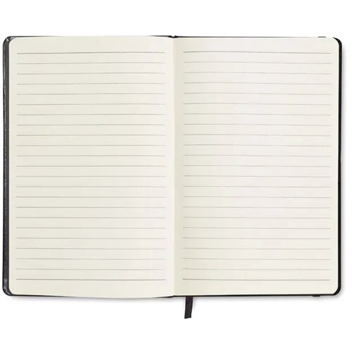 A5 gelinieerd notitieboek Arconot Zwart