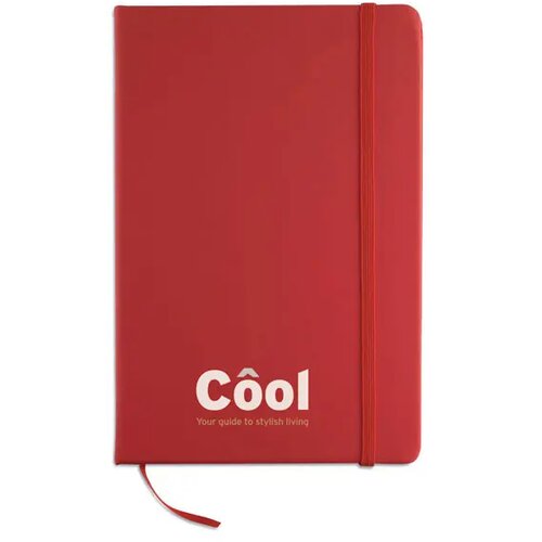 A5 plain notitieboekje Arconot Rood