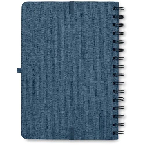 A5 notitieboekje met telefoonhouder Strata Blauw