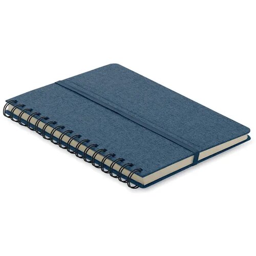 A5 notitieboekje met telefoonhouder Strata Blauw
