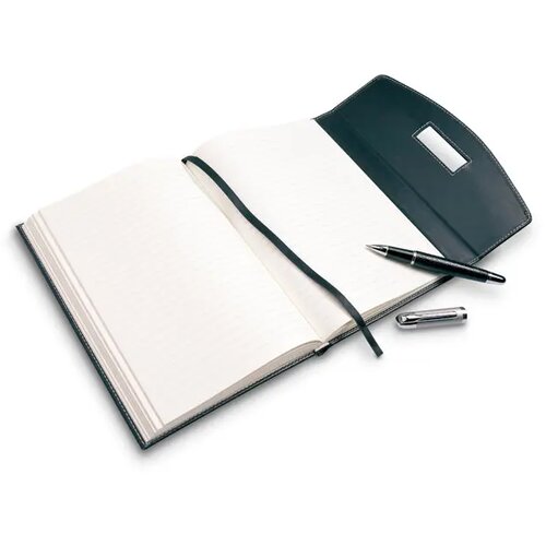A5 schrijfmap met pen Nova zwart