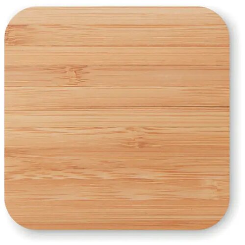 Bamboe draadloze oplader Cuadro Bruin