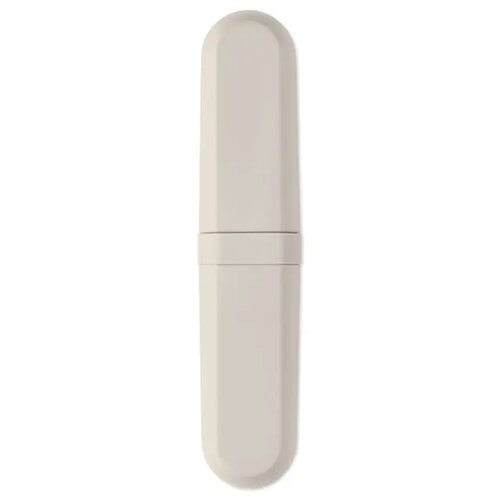 Bestekset en koker in pla Biteful beige