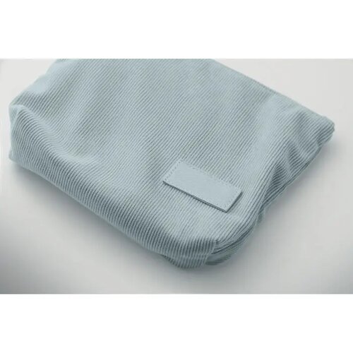 Corduroy cosmeticatasje Cordy t Lichtblauw