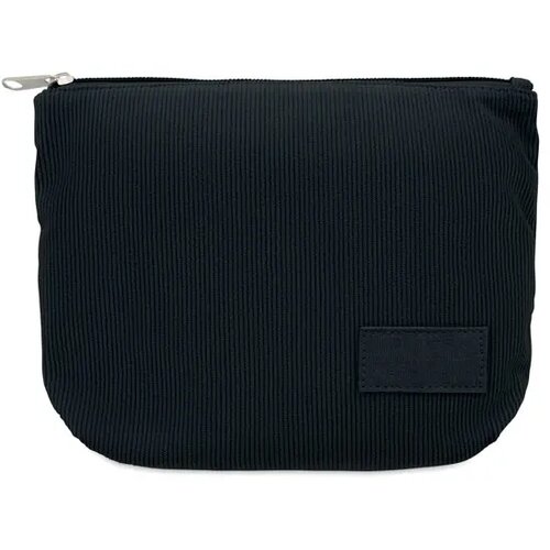 Corduroy cosmeticatasje Cordy t Zwart