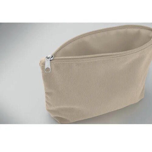 Corduroy cosmeticatasje Cordy t Beige