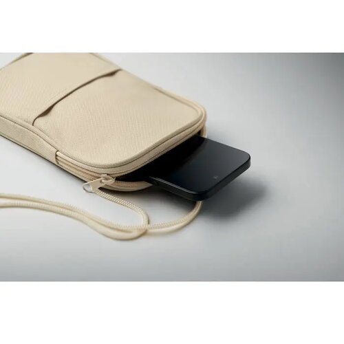 Crossbody reistas rpet Korovin pouch beige