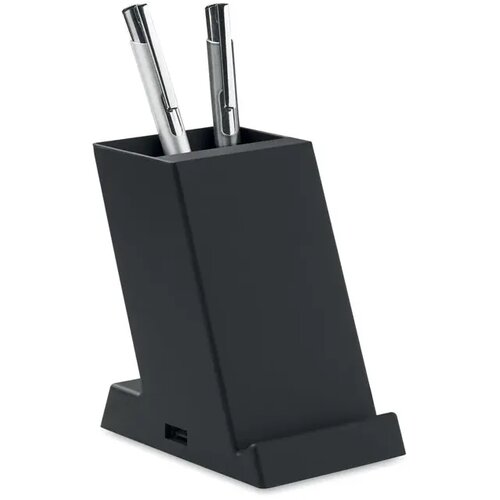 Draadloze oplader 15w in abs Block Zwart