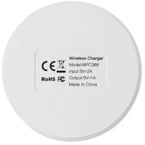Draadloze oplader Flake charger wit