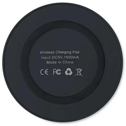 Draadloze oplader Wireless plato zwart