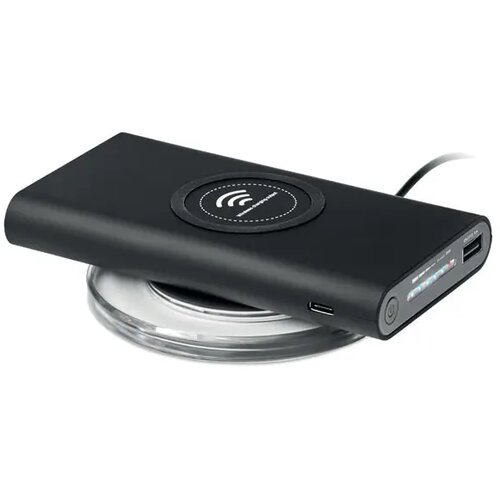 Draadloze powerbank 8000mah Vigor Zwart