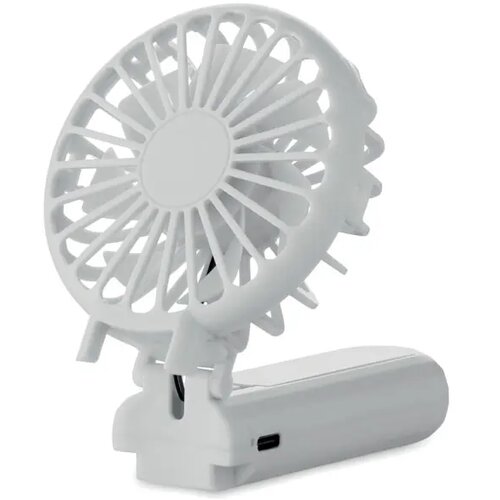 Draagbare vouwventilator Ibera wit