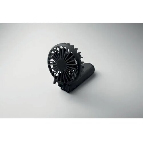 Draagbare vouwventilator Ibera zwart