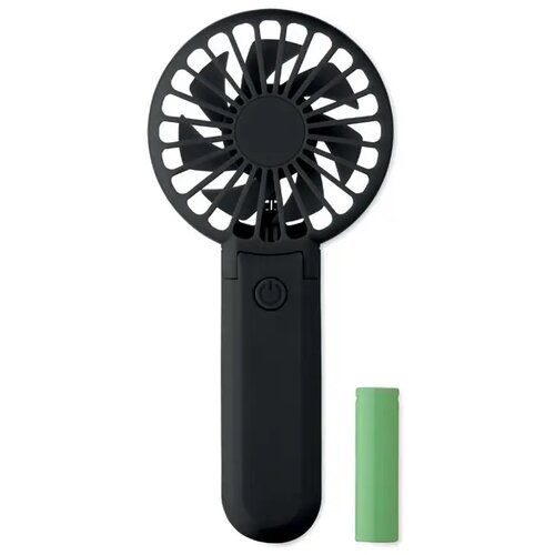 Draagbare vouwventilator Ibera zwart