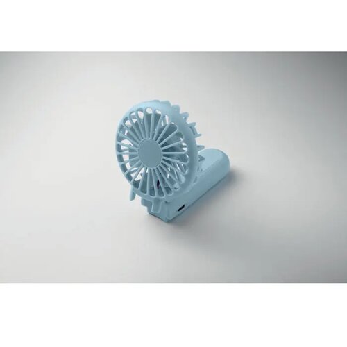 Draagbare vouwventilator Ibera babyblauw