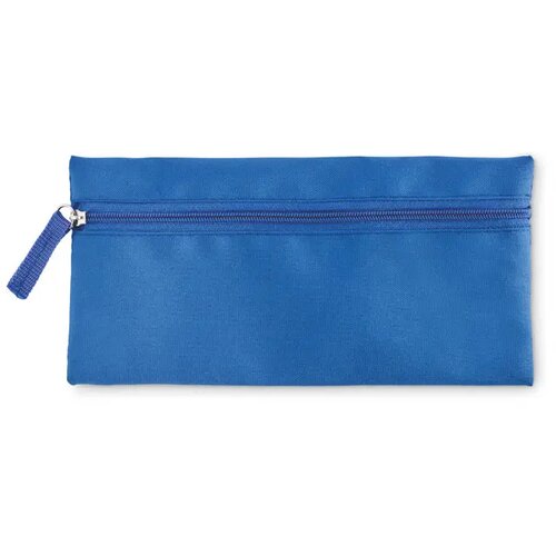 Etui met rits Study royal blauw