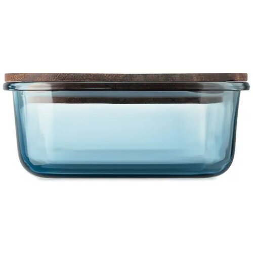 Glazen lunchbox 800ml Vitrio lunch transparant blauw