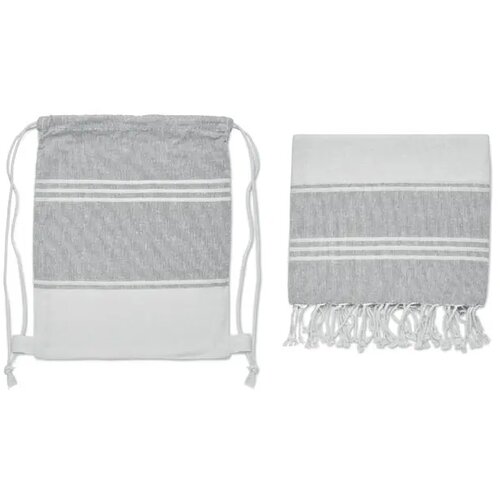 Hamam handdoek trekkoord tas s Hamma Grijs