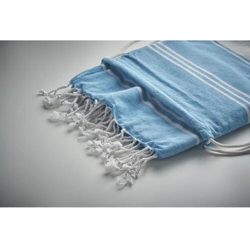 Hamam handdoek trekkoord tas s Hamma Turquoise