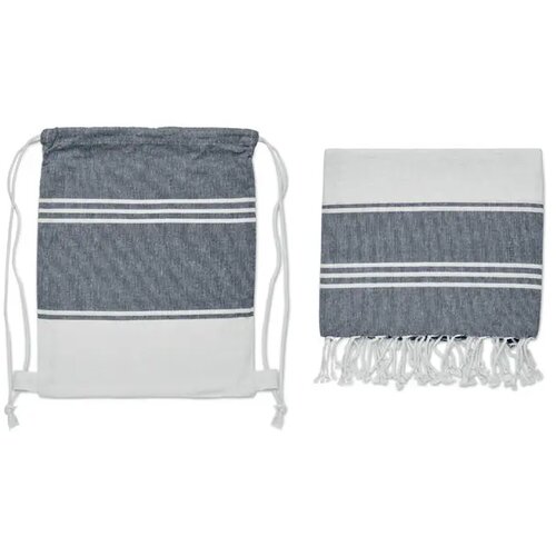 Hamam handdoek trekkoord tas s Hamma Blauw