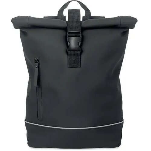 Laptop 15" rolltop pu rugzak Laptosa Zwart