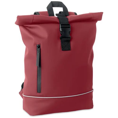 Laptop 15" rolltop pu rugzak Laptosa Bordeaux