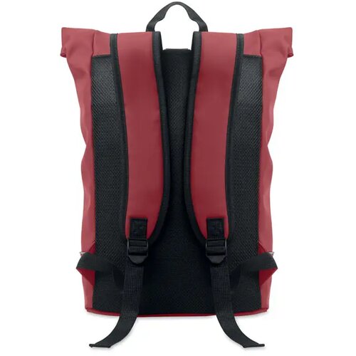 Laptop 15" rolltop pu rugzak Laptosa Bordeaux