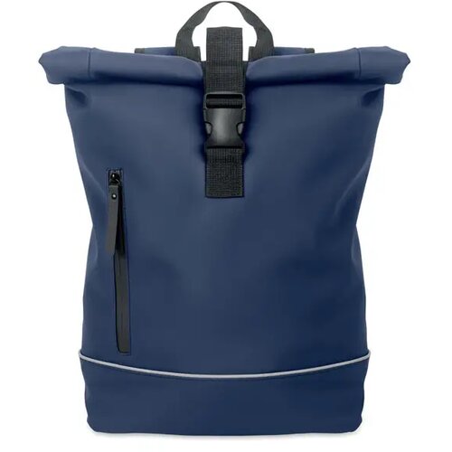 Laptop 15" rolltop pu rugzak Laptosa Blauw