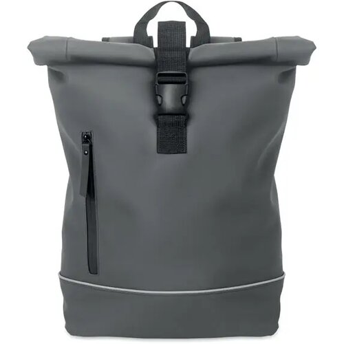 Laptop 15" rolltop pu rugzak Laptosa Grijs
