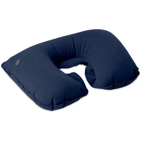 Opblaasbaar reiskussen Travelconfort blauw