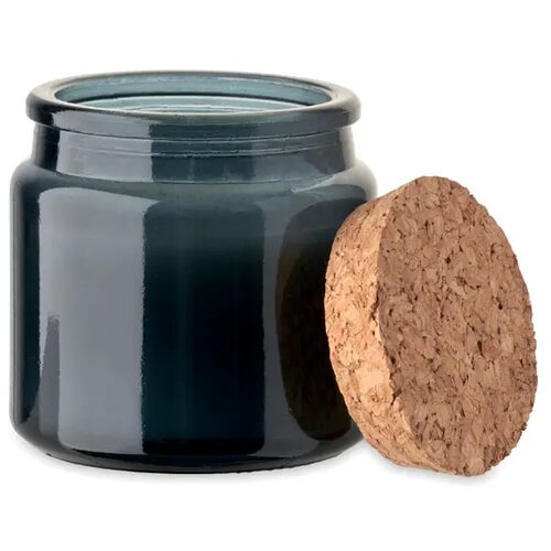 Plantaardige waskaars 70gr Valo marineblauw