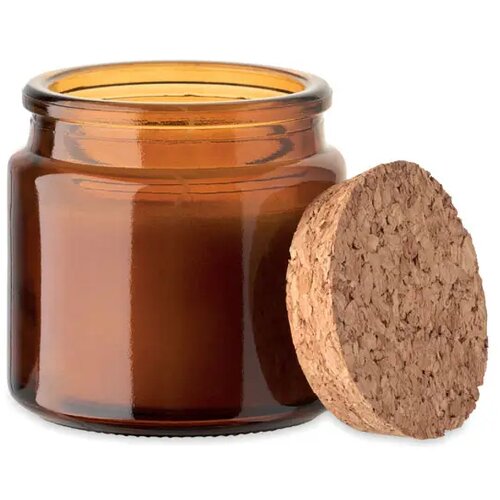 Plantaardige waskaars 70gr Valo bruin