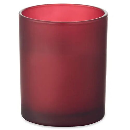 Plantaardige waskaars 80gr Kivas wood bordeaux