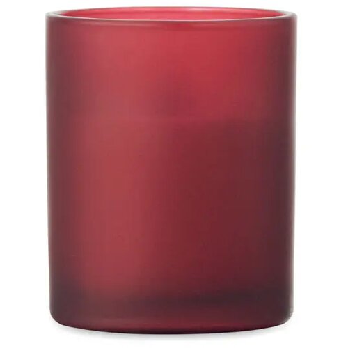 Plantaardige waskaars 80gr Kivas wood bordeaux