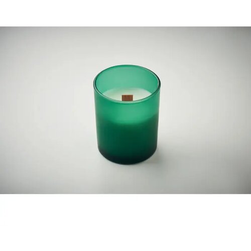 Plantaardige waskaars 80gr Kivas wood groen