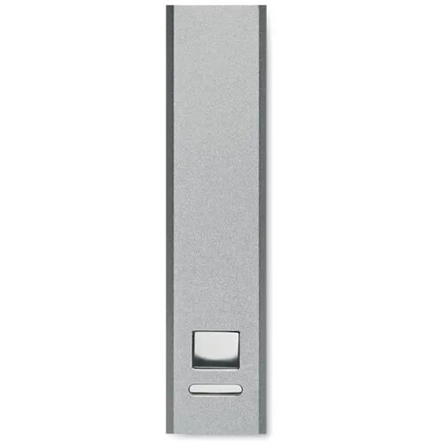 Powerbank 2600 mah Poweraluc mat zilver