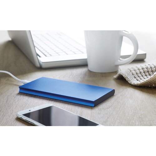 Powerbank 8000 mah Powerflat8 Kobaltblauw