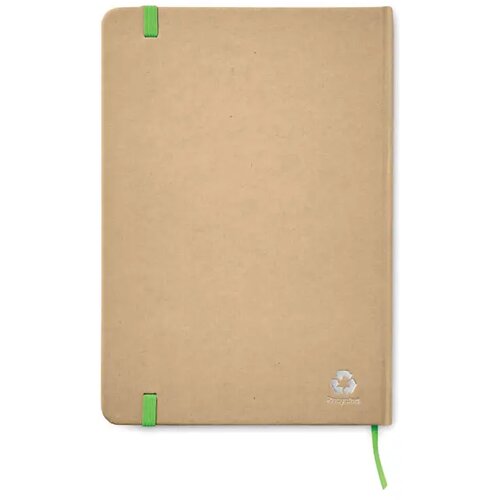 Recycled a5 notitieboek Everwrite limoen