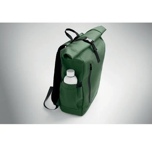 Rolltop laptop rugzak Bangkok Groen