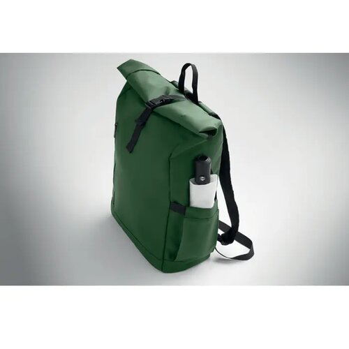 Rolltop laptop rugzak Bangkok Groen