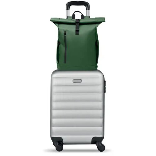 Rolltop laptop rugzak Bangkok Groen