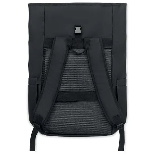 Rolltop laptop rugzak Bangkok Zwart
