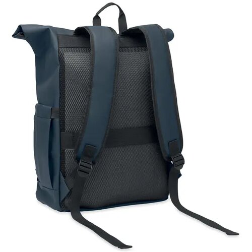 Rolltop laptop rugzak Bangkok Blauw