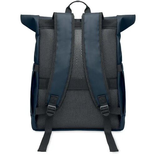 Rolltop laptop rugzak Bangkok Blauw
