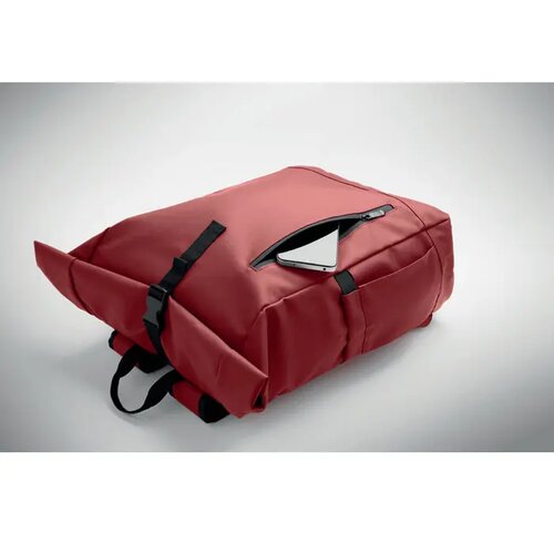 Rolltop laptop rugzak Bangkok Bordeaux