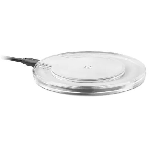 Rond draadloze oplader Uve charging + Wit